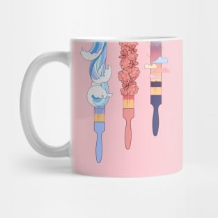 Wave flore sky Mug